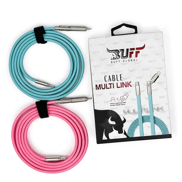 buf 01 کابل تبدیل 2 کاره USB-C به لایتنینگ بوف گلوبال مدل MULTI LINK طول 1.2 متر - تصویر 1